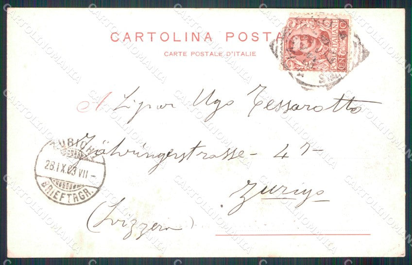 Milano città Piazza Cairoli Teatro Olympia cartolina MT2181 – retro