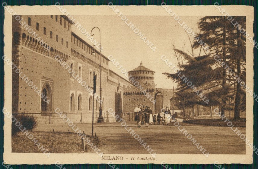 Milano città Castello Sforzesco cartolina MT2184 – fronte