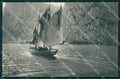 Brescia Tremosine Lago di Garda Barca cartolina MT2189 – fronte