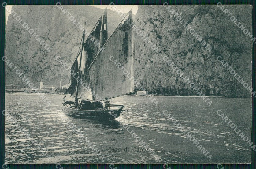 Brescia Tremosine Lago di Garda Barca cartolina MT2189 – fronte