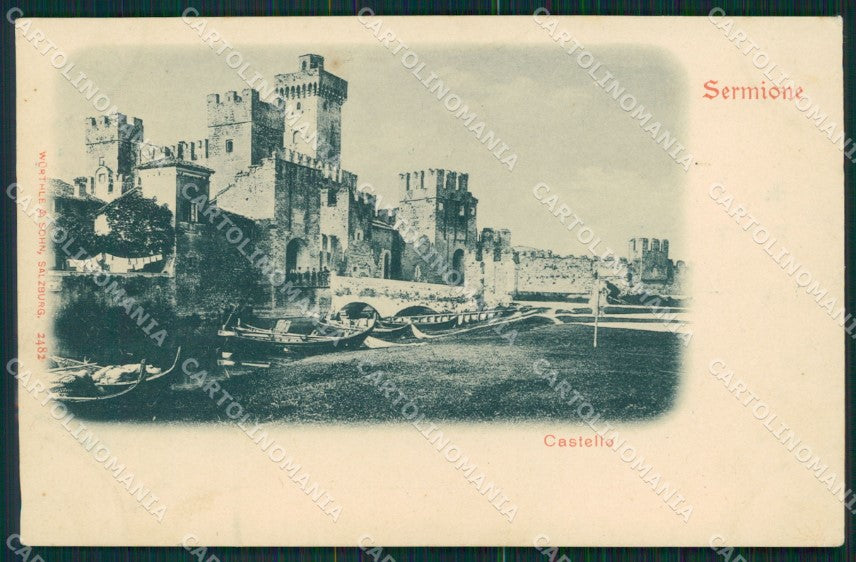 Brescia Sirmione Lago di Garda Castello cartolina MT2190 – fronte