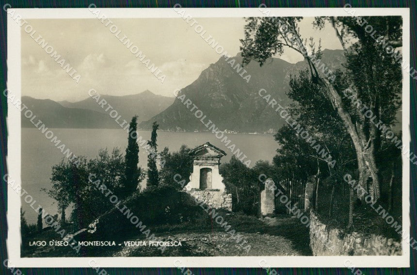 Brescia Monteisola Lago d'Iseo Foto cartolina MT2194 – fronte