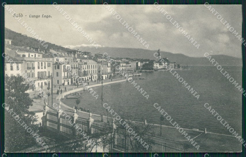 Brescia Salò Lago di Garda cartolina MT2197 – fronte