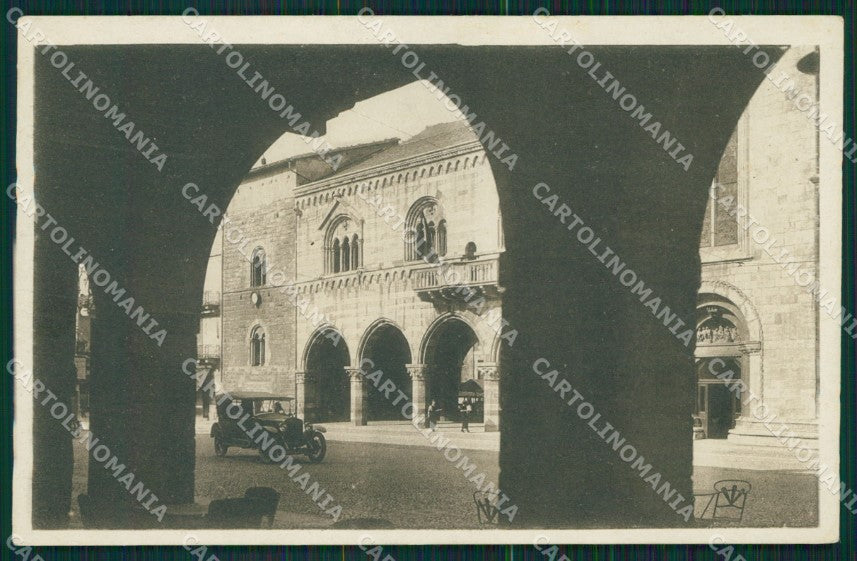 Como città Palazzo Broletto Piazza Duomo Auto cartolina MT2204 – fronte