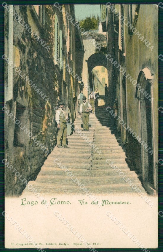 Como città Via del Monastero cartolina MT2211 – fronte