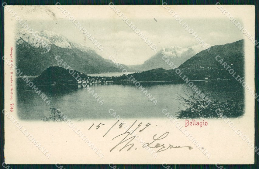 Como Bellagio Lago di Como PIEGHINE cartolina MT2213 – fronte