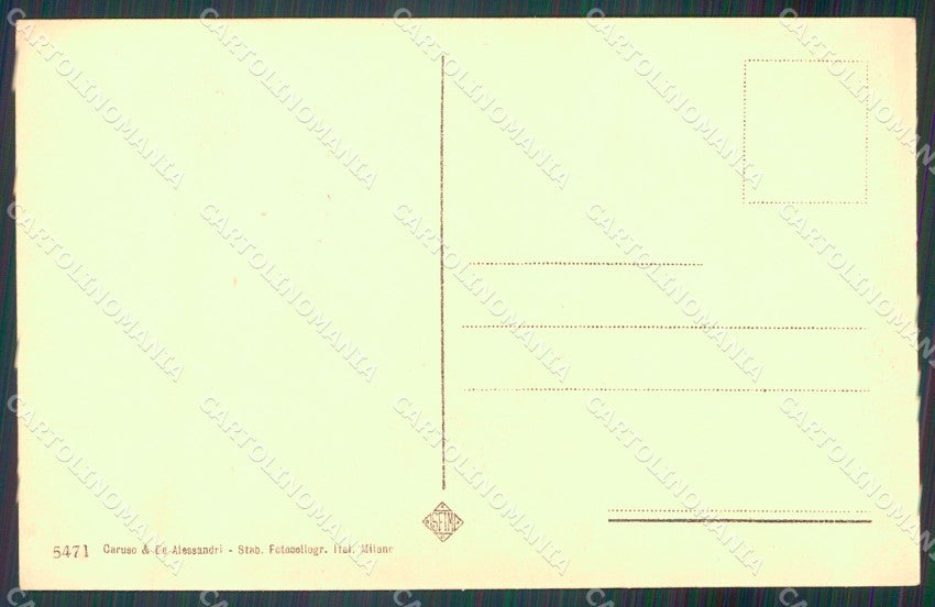 Como Bellagio Lago di Como Villa Melzi Barca cartolina MT2215 – retro
