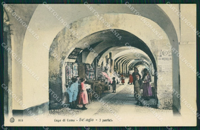 Como Bellagio Portici Lago di Como cartolina MT2219 – fronte