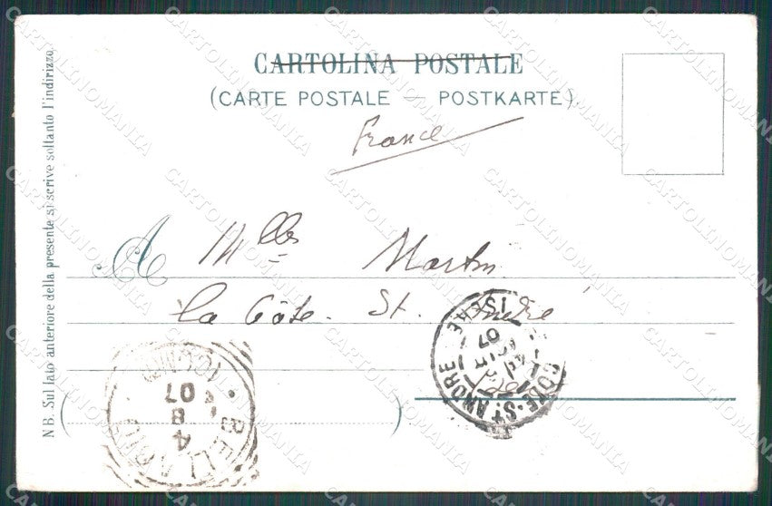 Como Bellagio Via Serbelloni Lago di Como cartolina MT2222 – retro