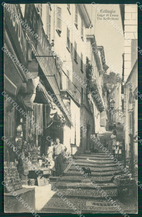Como Bellagio Via Serbelloni Lago di Como cartolina MT2223 – fronte