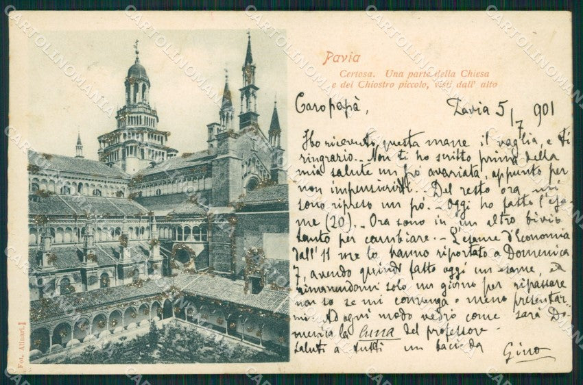 Pavia Certosa di cartolina MT2264 – fronte