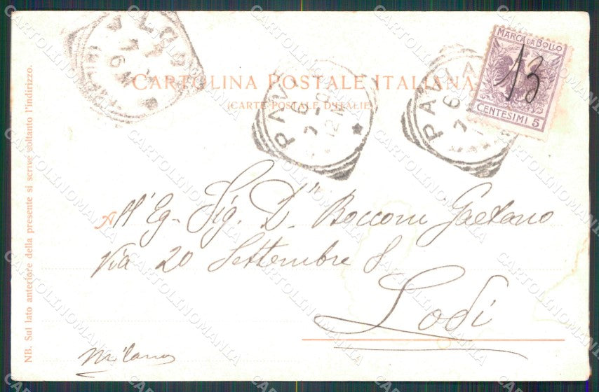 Pavia Certosa di cartolina MT2264 – retro