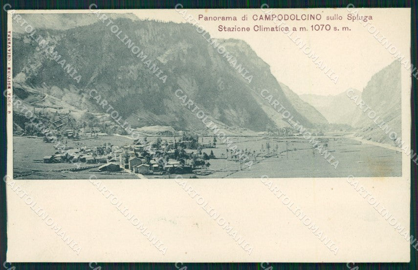 Sondrio Campodolcino Spluga cartolina MT2278 – fronte