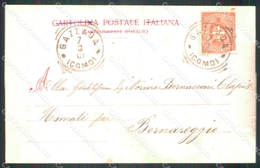 Varese Sacro Monte Monte Tre Croci cartolina MT2287 – retro