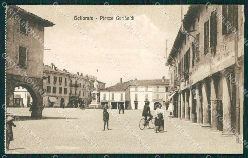 Varese Gallarate Garibaldi cartolina MT2292 – fronte
