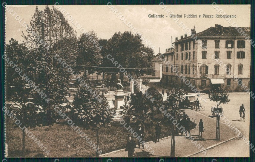 Varese Gallarate Giardini Pubblici cartolina MT2301 – fronte