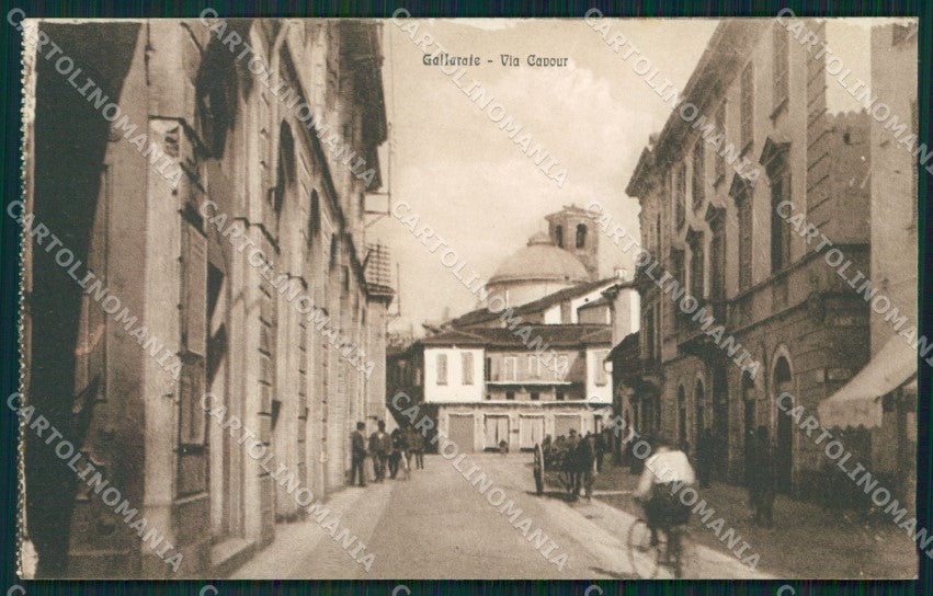 Varese Gallarate Via Cavour cartolina MT2303 – fronte