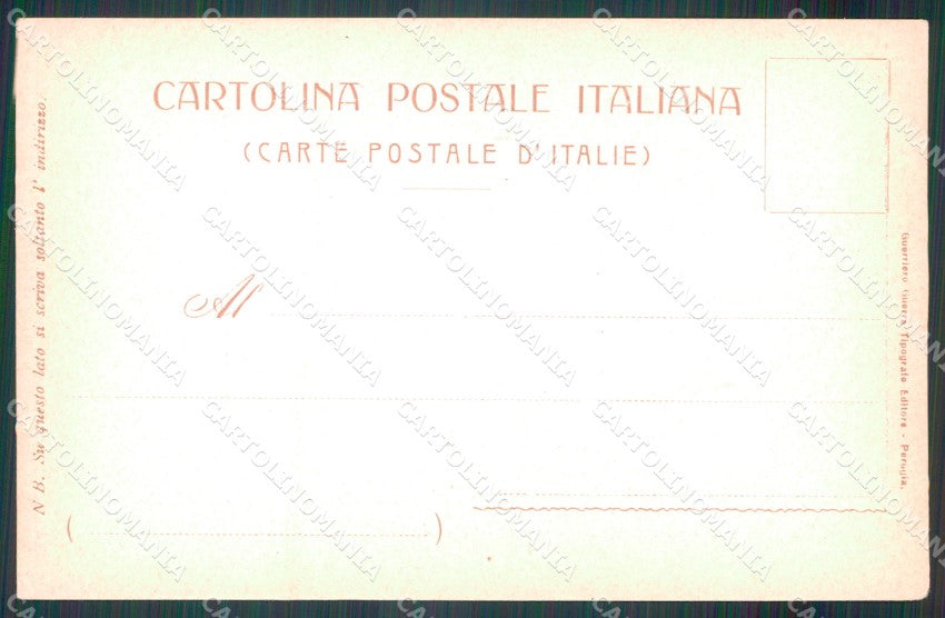 Perugia città Arco della Conca Carretto cartolina MT2329 – retro