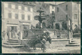Perugia Assisi Fontana Maggiore Mulo PIEGHINA cartolina MT2335 – fronte