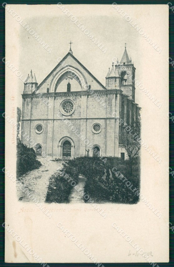 Perugia Assisi Rivotorto Primo Convento Alterocca 440 PIEGA cartolina MT2337 – fronte
