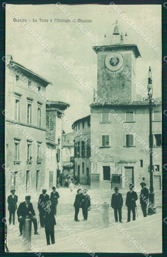 Terni Orvieto Torre e Orologio di Maurizio cartolina MT2349 – fronte