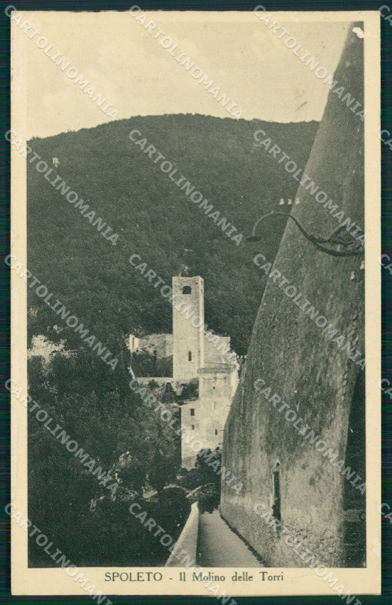 Perugia Spoleto Molino delle Torri COLLA cartolina MT2361 – fronte