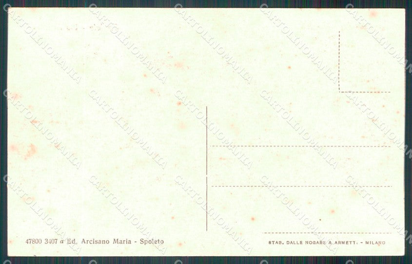 Perugia Spoleto Via Anfiteatro cartolina MT2365 – retro