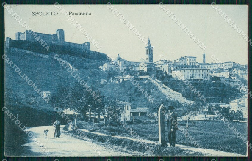 Perugia Spoleto cartolina MT2366 – fronte
