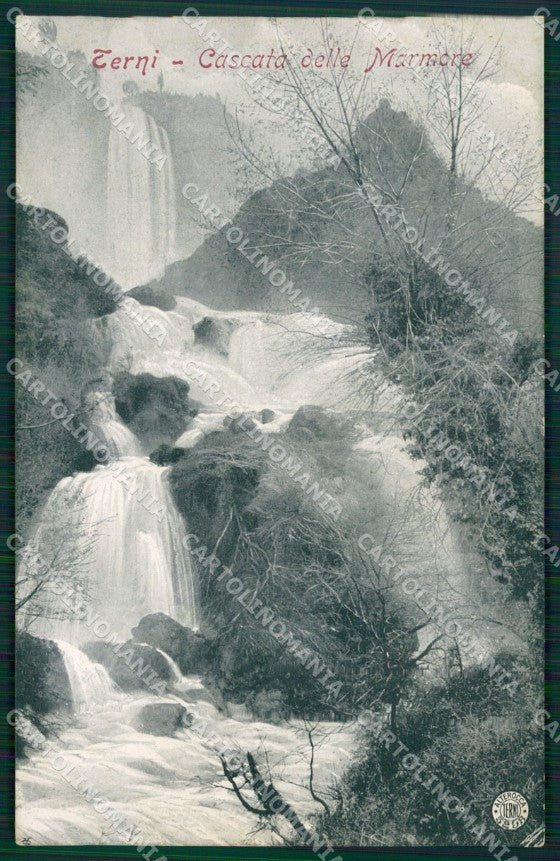 Terni città Cascata delle Marmore cartolina MT2389 – fronte