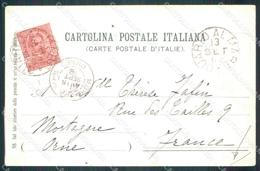 Roma città Saluti di Gruss PIEGHINA cartolina MT2392 – retro