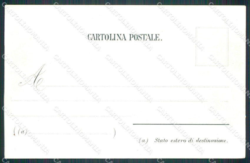 Roma città Saluti di Gruss Barche cartolina MT2393 – retro