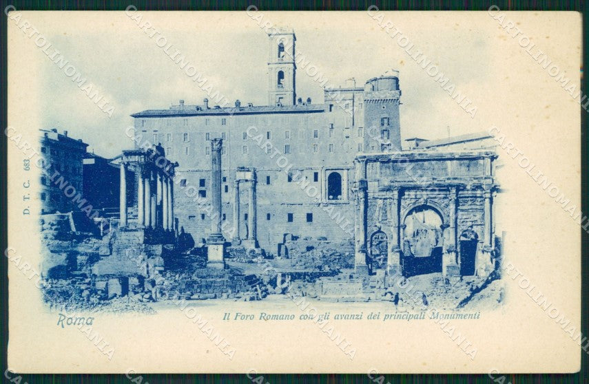 Roma città Foro Romano cartolina MT2411 – fronte