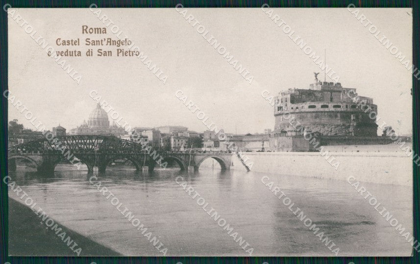 Roma città Castel Sant'Angelo cartolina MT2415 – fronte