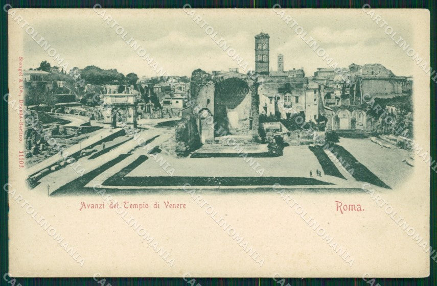 Roma città Tempio di Venere cartolina MT2420 – fronte