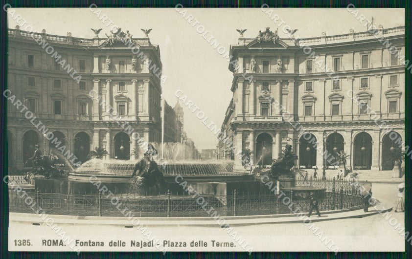Roma città Fontana delle Najadi NPG cartolina MT2423 – fronte