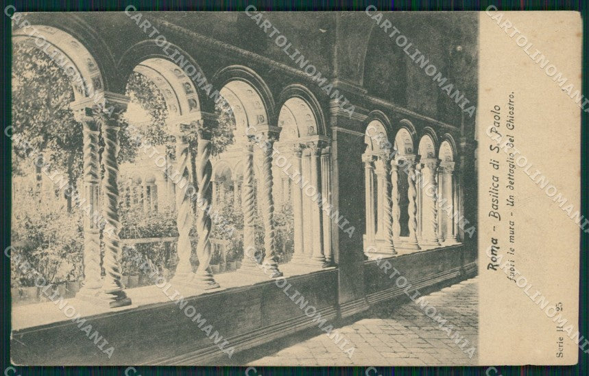 Roma città Basilica San Paolo cartolina MT2424 – fronte