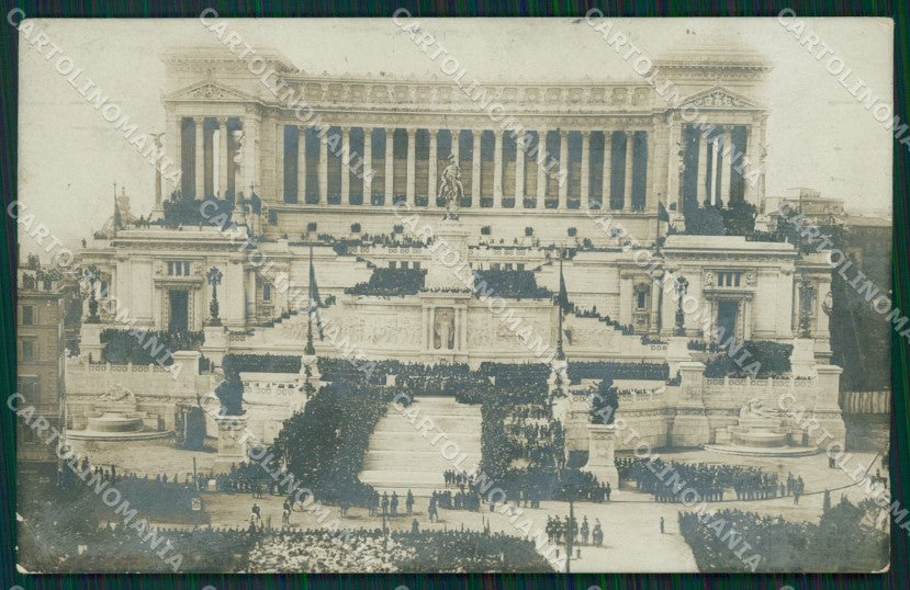 Roma città Monumento Vittorio Emanuele II Foto cartolina MT2433 – fronte