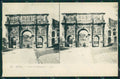 Roma città Arco di Costantino Stereo View cartolina MT2467 – fronte