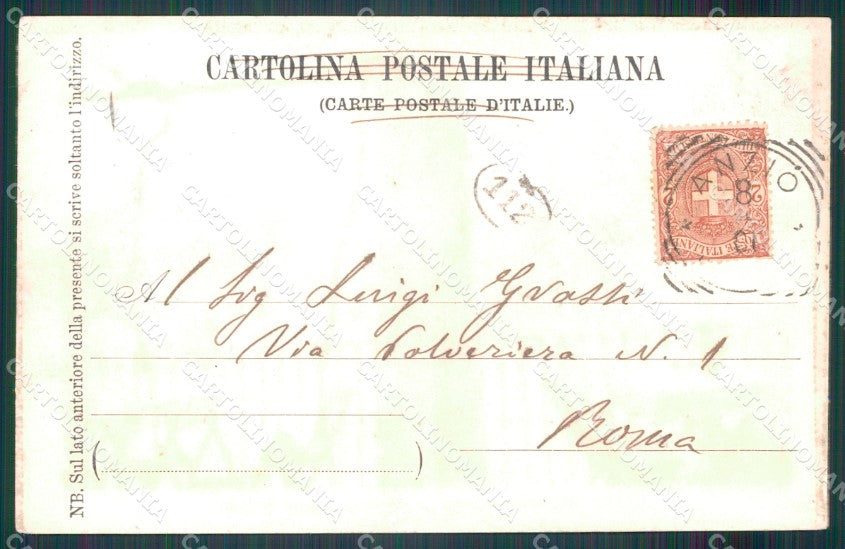 Roma Anzio Barche TRACCE UMIDO cartolina MT2486 – retro