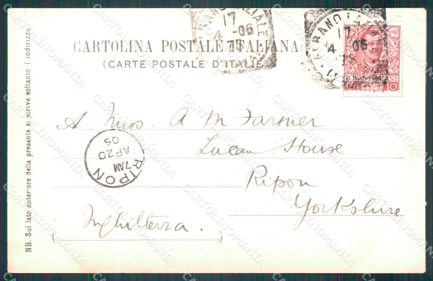 Roma Genzano cartolina MT2493 – retro