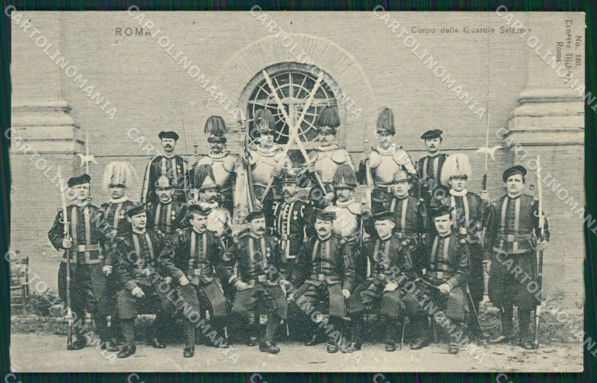Roma città Corpo Guardie Svizzere cartolina MT2504 – fronte