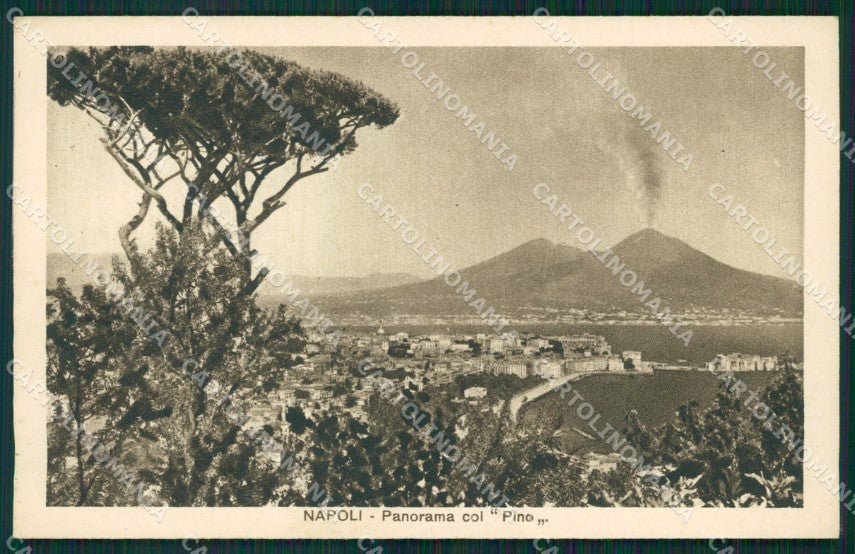Napoli città Vesuvio cartolina MT2509 – fronte