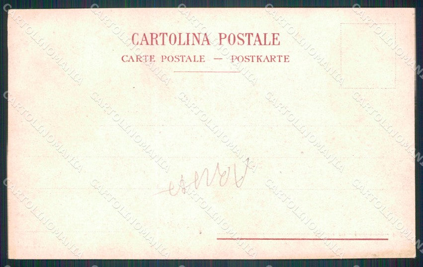 Napoli città Santa Lucia ABRASA cartolina MT2513 – retro
