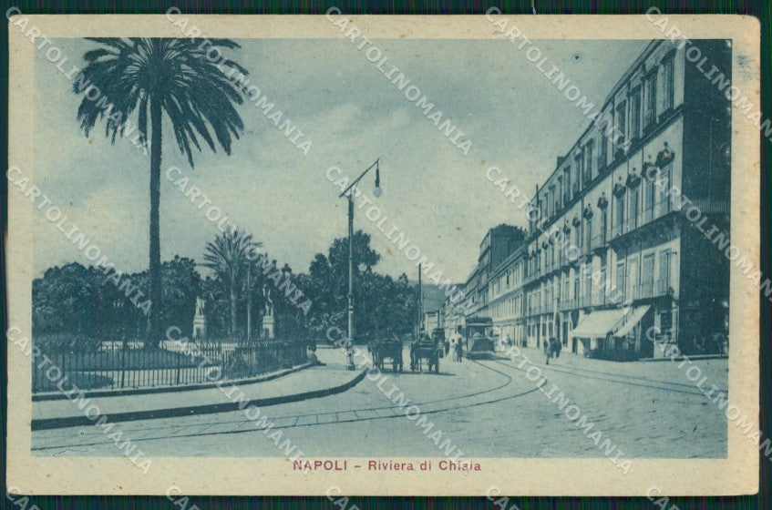 Napoli città Riviera di Chiaia cartolina MT2523 – fronte