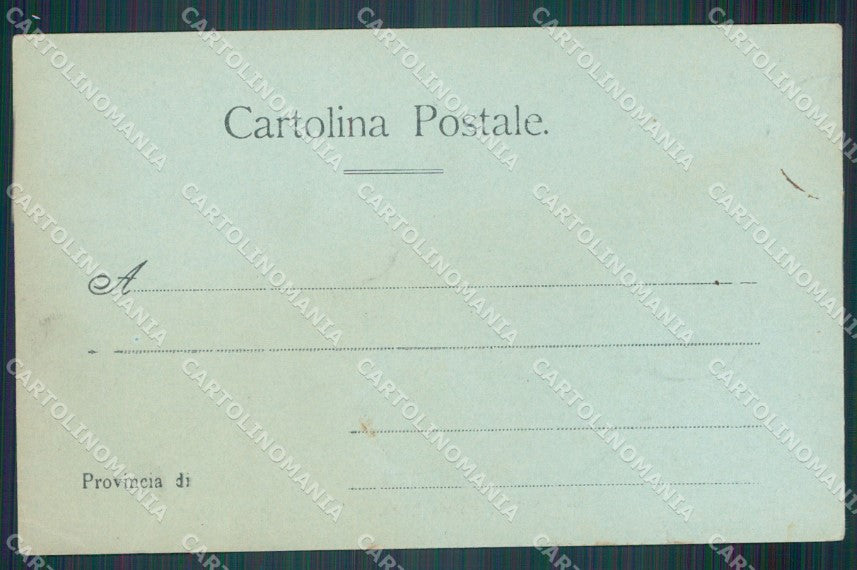 Napoli città Via Roma Tram a Cavalli cartolina MT2528 – retro