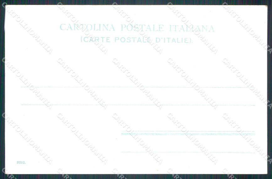 Napoli città Via Roma Tram a Cavalli cartolina MT2529 – retro