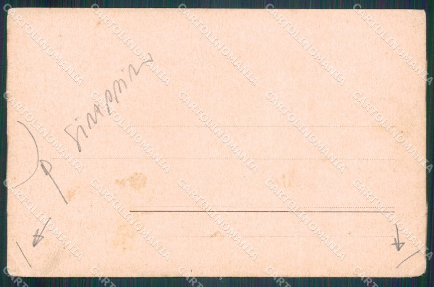 Napoli città Villa Nazionale PIEGHINE STRAPPINO cartolina MT2536 – retro