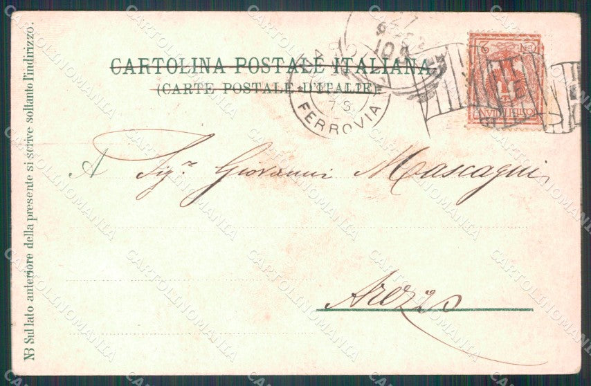 Napoli città Castello dell'Ovo STRAPPINO cartolina MT2542 – retro