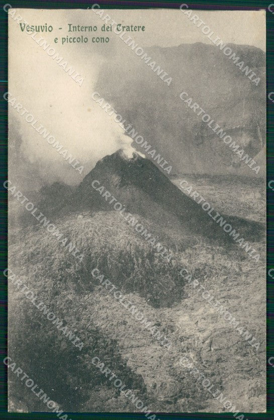 Napoli città Vesuvio Cratere del cartolina MT2543 – fronte