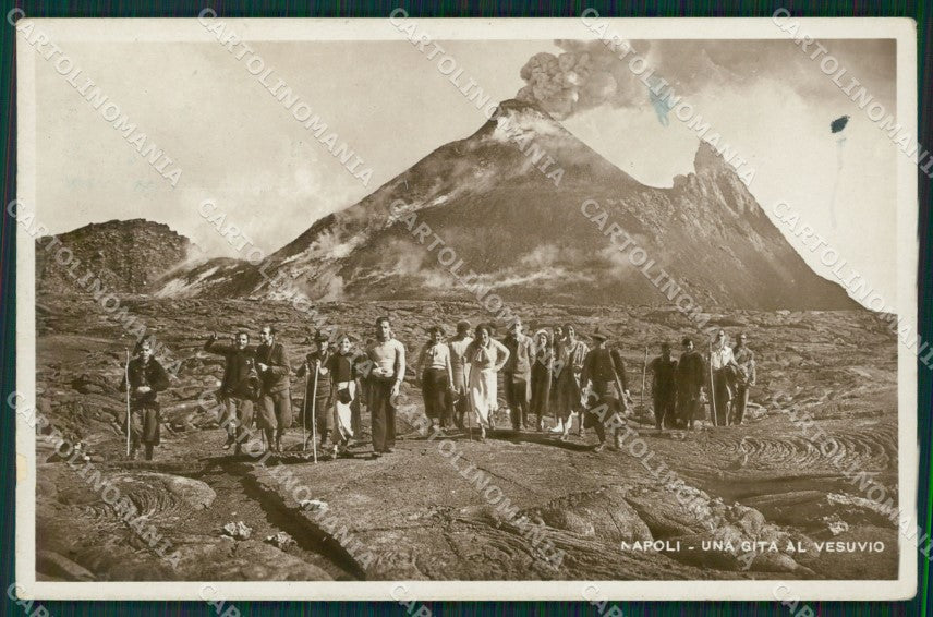 Napoli città Vesuvio Foto cartolina MT2546 – fronte